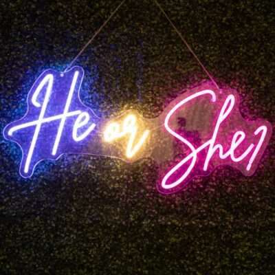 Neon Sign He or She