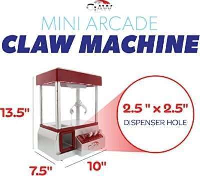 claw machine measurements