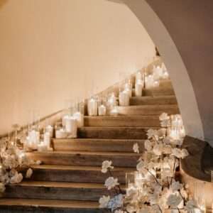 candles stunning entrance cylinders vases