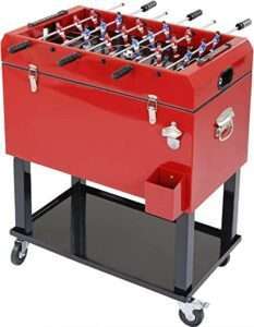 foosball table top ice chest