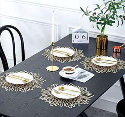 gold star placemat