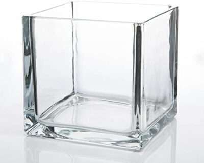 clear vase square