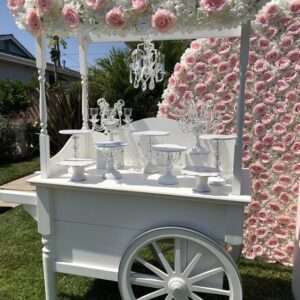 Vintage Wooden Candy Cart - Perfect for Your Special Event