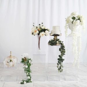 Pedestal Square Cylinder Pillars (set of 5)