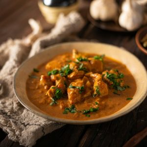 Delicious chicken curry