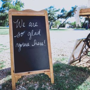 Standing Chalkboard Sign
