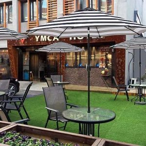 9ft Outdoor Umbrella with Stand