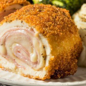Homemade Breaded Chicken Cordon Bleu
