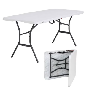 6ft Rectangular Folding Table (Seats 6–8)