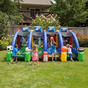 4-in-1 Inflatable Interactive Sports Game