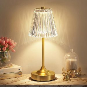 Crystal Cordless Table Lamp