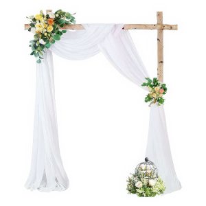 Sheer Arch Draping Fabric (2 Panels, 28" x 19FT)