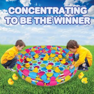 Duck Pond Matching Game Set with Inflatable Pool
