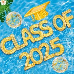 Class of 2025 Graduation Pool Float Set – 20" Letters
