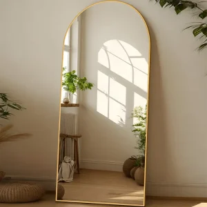 Oversized Arched Full-Length Mirror – 64" x 21"