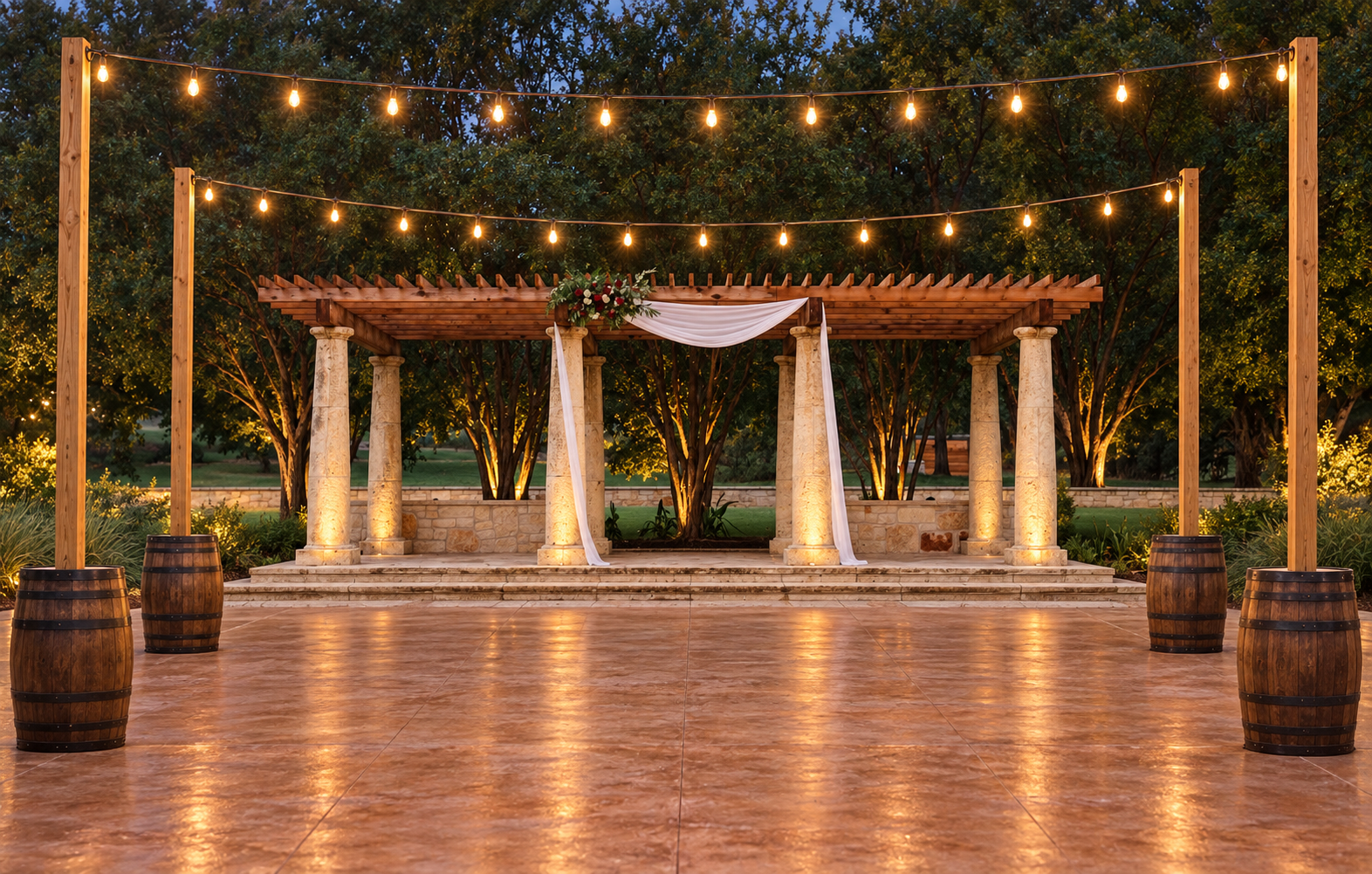 barrels at Garey House inspo