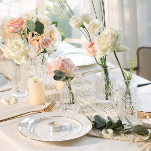 Bud Vases (various colors) – Set of 10