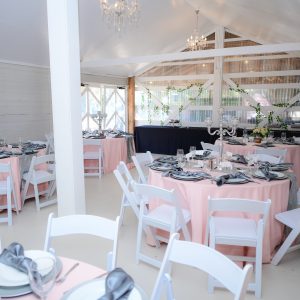 25 Person Round Table Package | Table and Chair Rentals